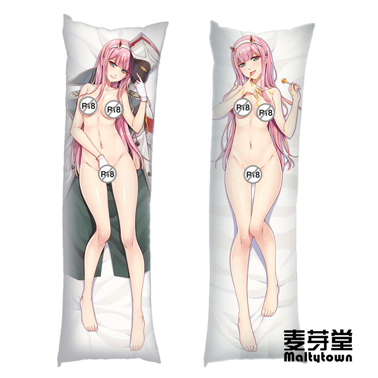 DARLING in the FRANXX Dakimakura Pillow Cover ZERO TWO Sexy YC0732 YC0733