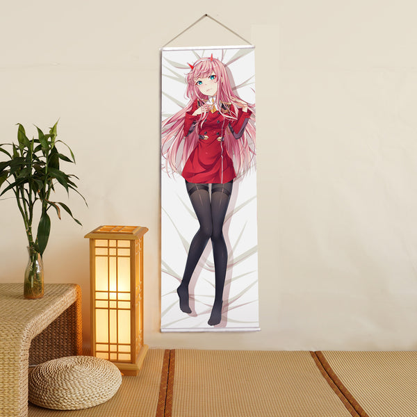 DARLING in the FRANXX ZERO TWO Anime Digital Printing Wall Scroll