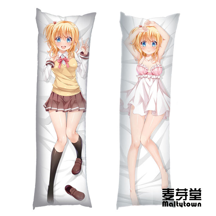 Comic Girls Dakimakura Pillow Cover barefoot  Koisuru Koyume High school girl YC0743 YC0744