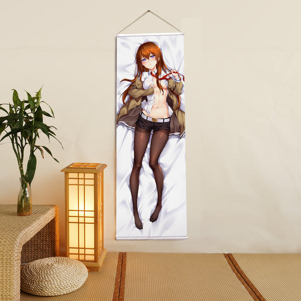 Makise Kurisu Steins Gate Anime Digital Printing Wall Scroll