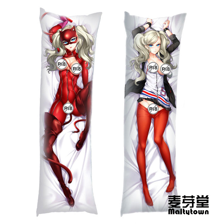 Persona 5 Dakimakura Pillow Cover large breasts Anne Takamaki YC0753 YC0754