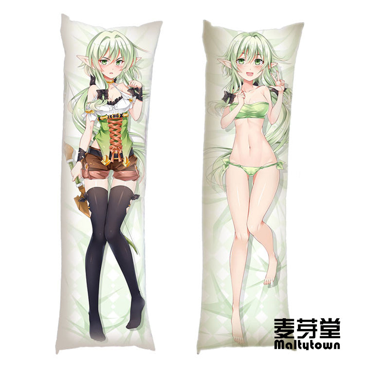 Goblin Slayer Dakimakura Pillow Cover High Elf Archer flat chest YC0805 YC0806