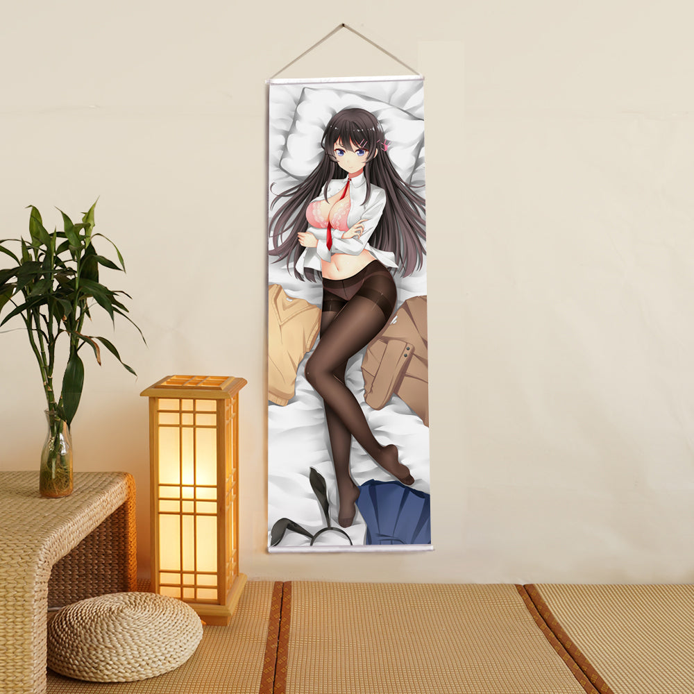 Seishun Buta Yaro Anime Digital Printing Wall Scroll