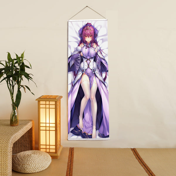 Scathach Fate Grand Order Anime Digital Printing Wall Scroll