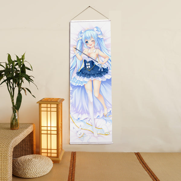 SNOW Hatsune Anime Digital Printing Wall Scroll