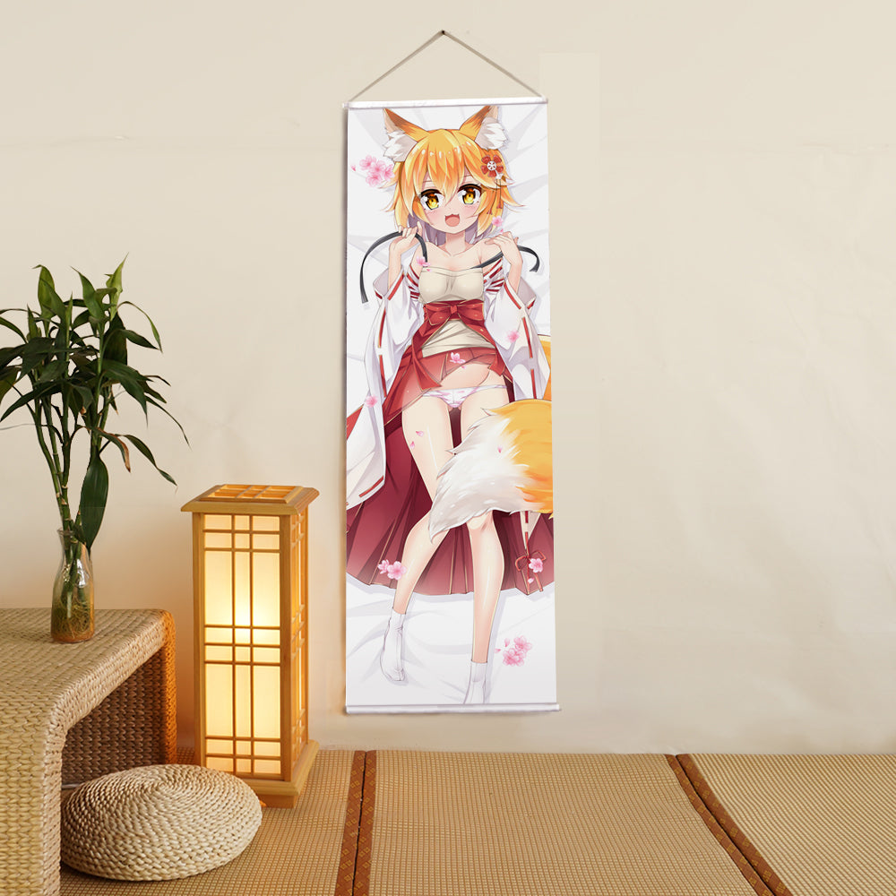 Sewayaki Kitsune no Senko-san Anime Digital Printing Wall Scroll