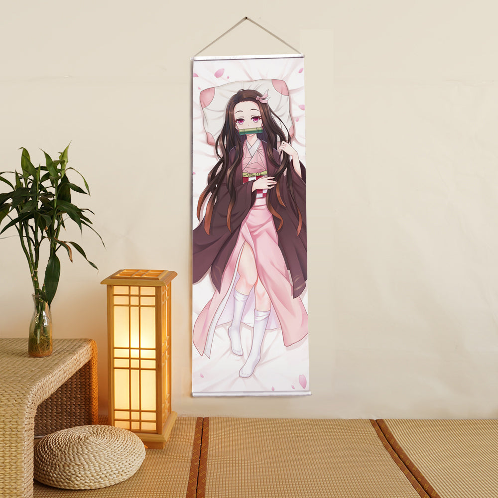 Kamado Nezuko Demon Slayer Anime Digital Printing Wall Scroll