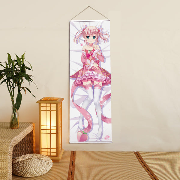 Chiyoda Momo The Demon Girl Next Door Anime Digital Printing Wall Scroll