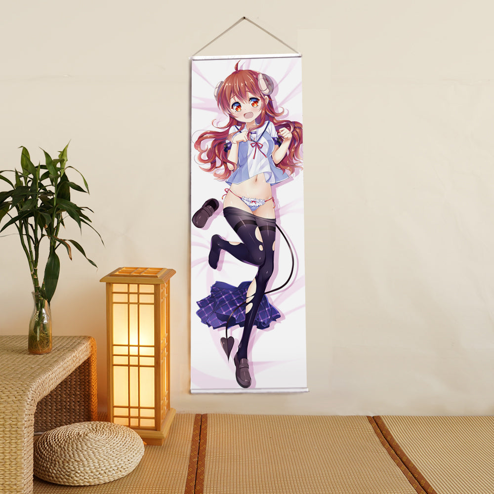 Yuko Yoshida The Demon Girl Next Door Anime Digital Printing Wall Scroll