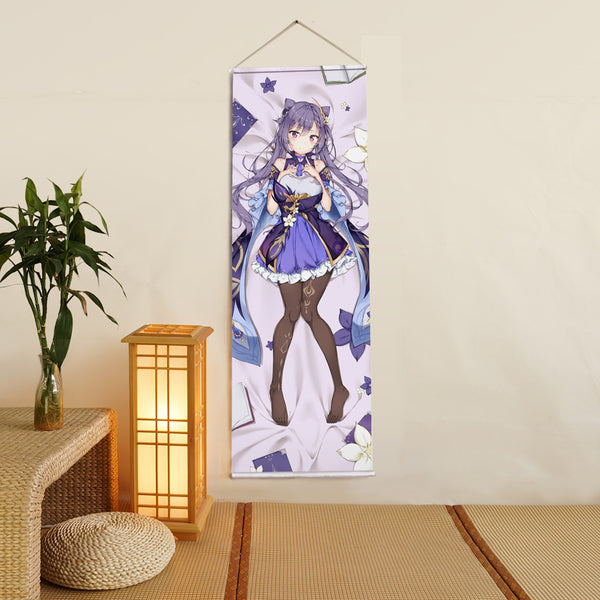 kokusei Genshin Impact Anime Digital Printing Wall Scroll