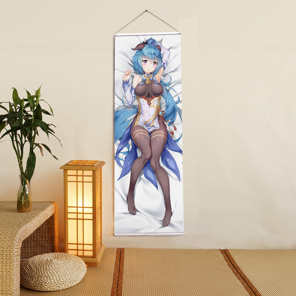 Ganyu Genshin Impact Anime Digital Printing Wall Scroll