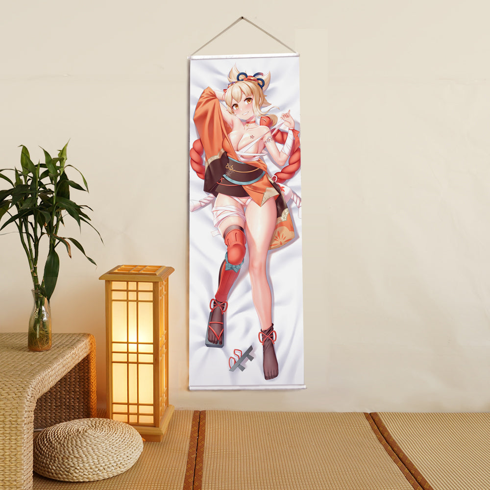 Yoimiya Genshin Impact Anime Digital Printing Wall Scroll