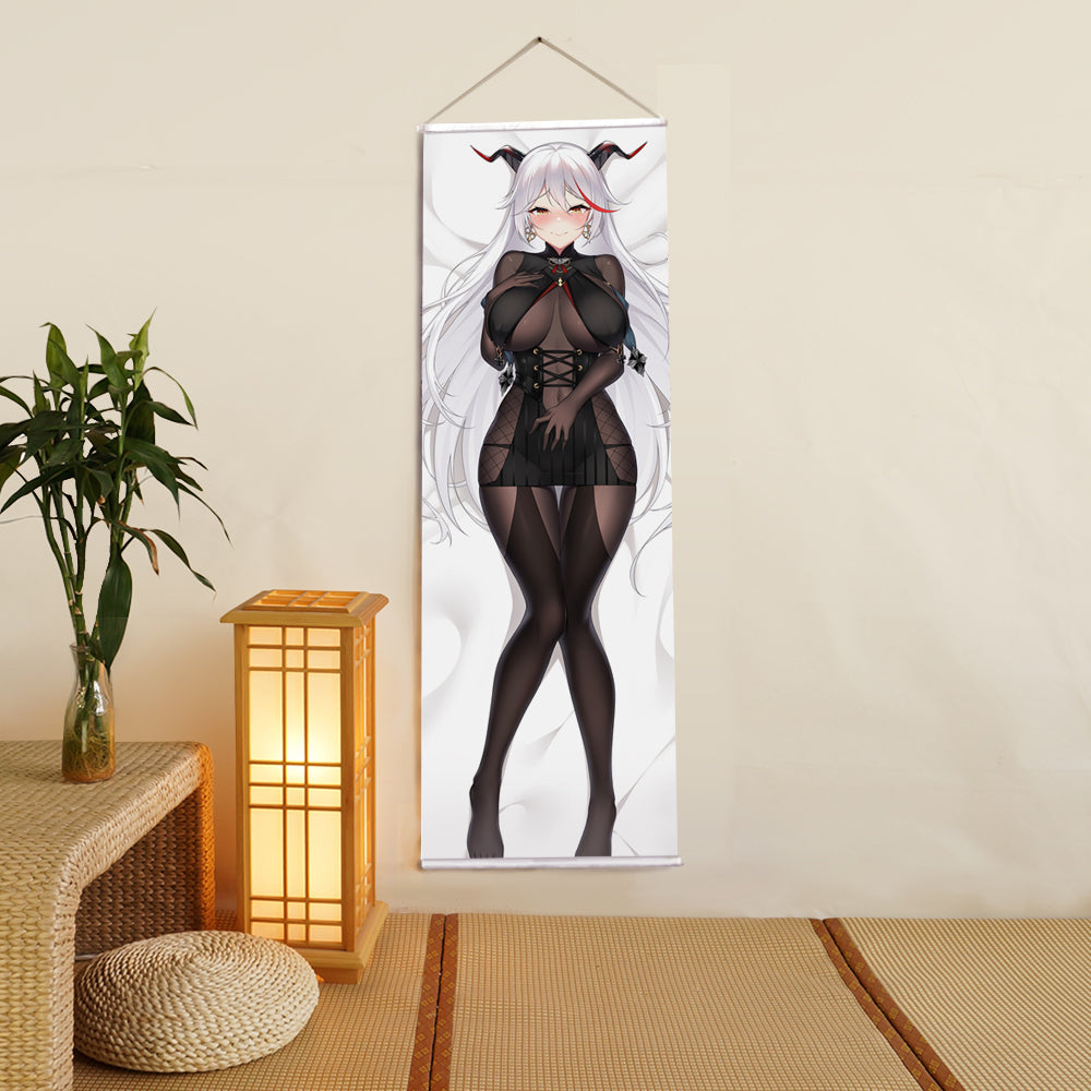 KMS Agir Azur Lane Anime Digital Printing Wall Scroll