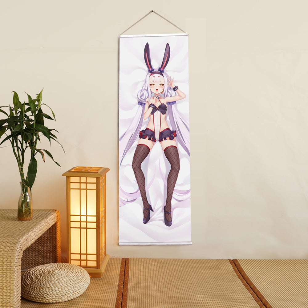 Shimakaze Rabbit Ears Azur Lane Anime Digital Printing Wall Scroll