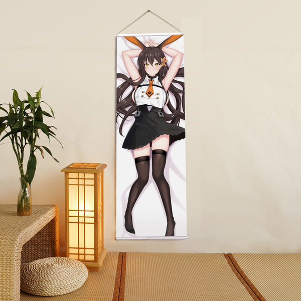 Japanese cruiser Chikuma Azur Lane Anime Digital Printing Wall Scroll