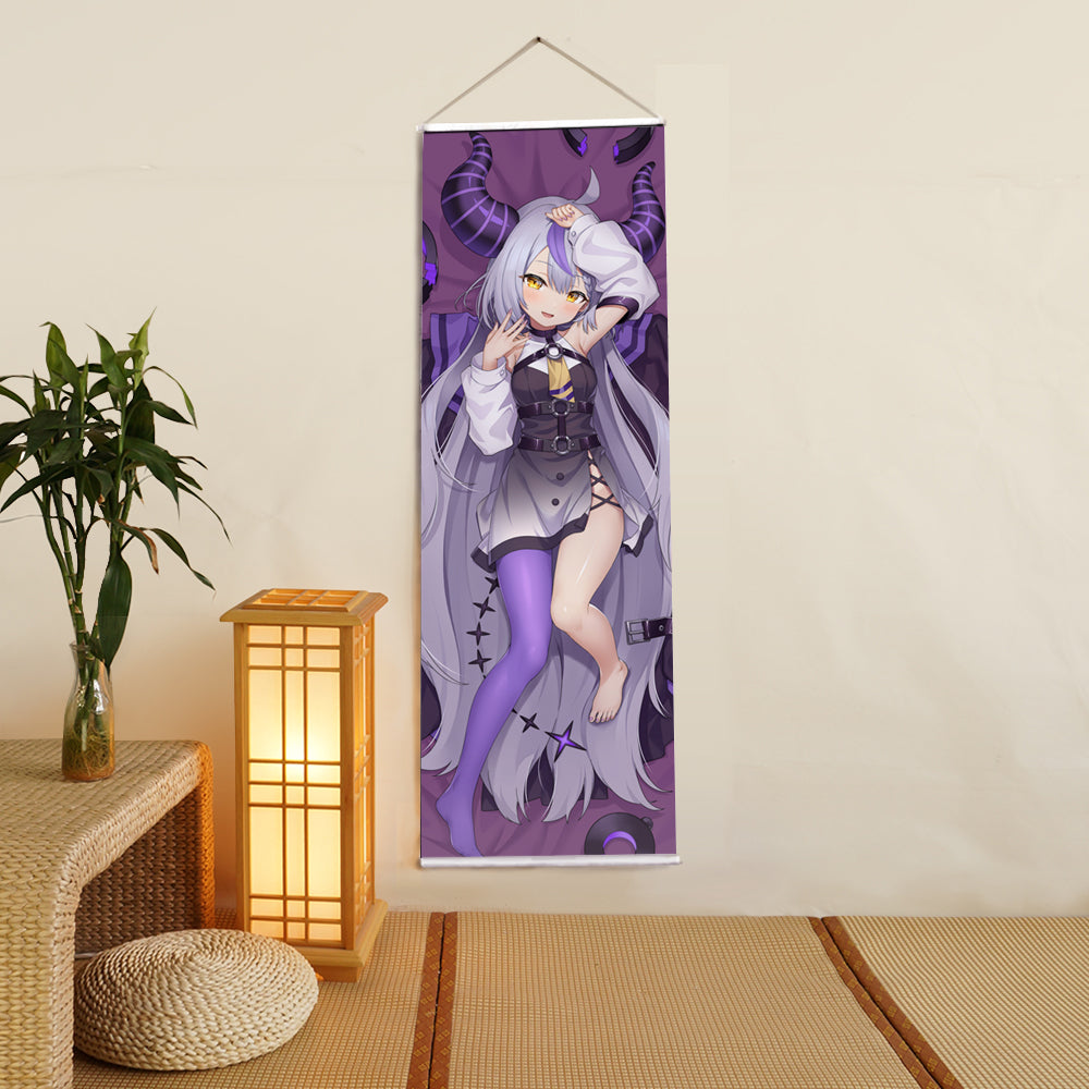 Horned Girl Hololive Anime Digital Printing Wall Scroll