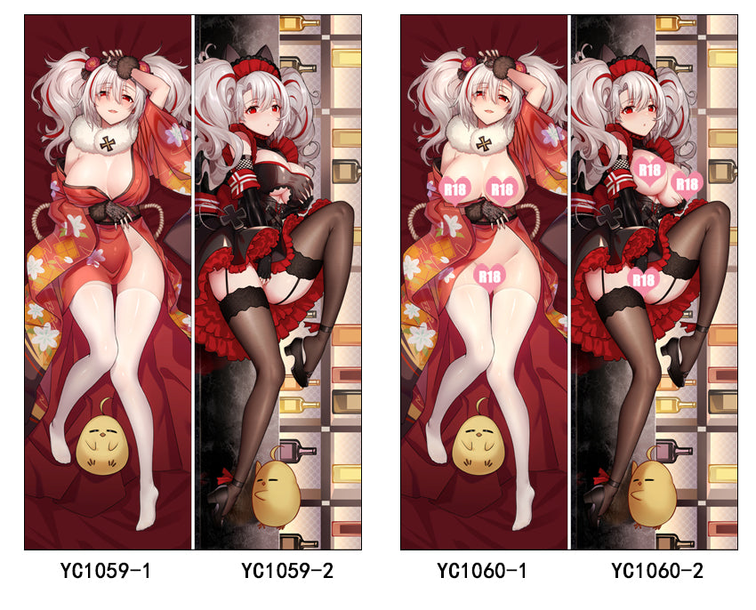 Kimono Azur Lane Anime Digital Printing Wall Scroll