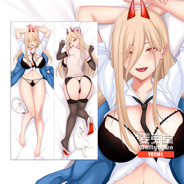 Chainsaw Man Power dakimakura Pillow Cover little girl YC1141 YC1142