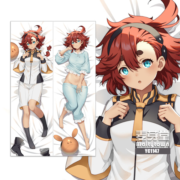 Mobile Suit Gundam The Witch From Mercury Suletta Mercury dakimakura Pillow Cover little girl YC1147 YC1148