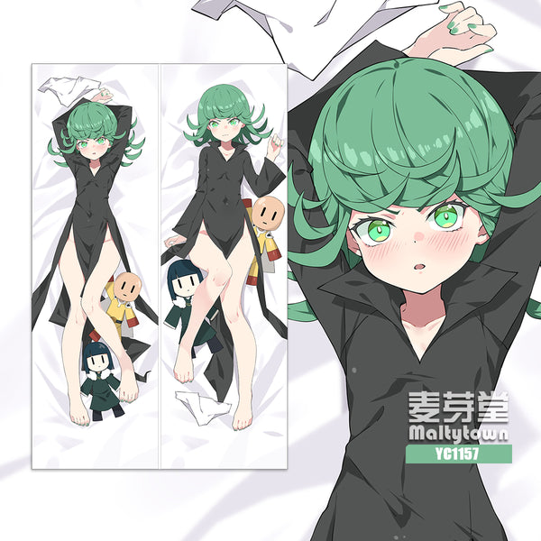 ONE PUNCH-MAN Tatsumaki dakimakura Pillow Cover little girl YC1177 YC1178